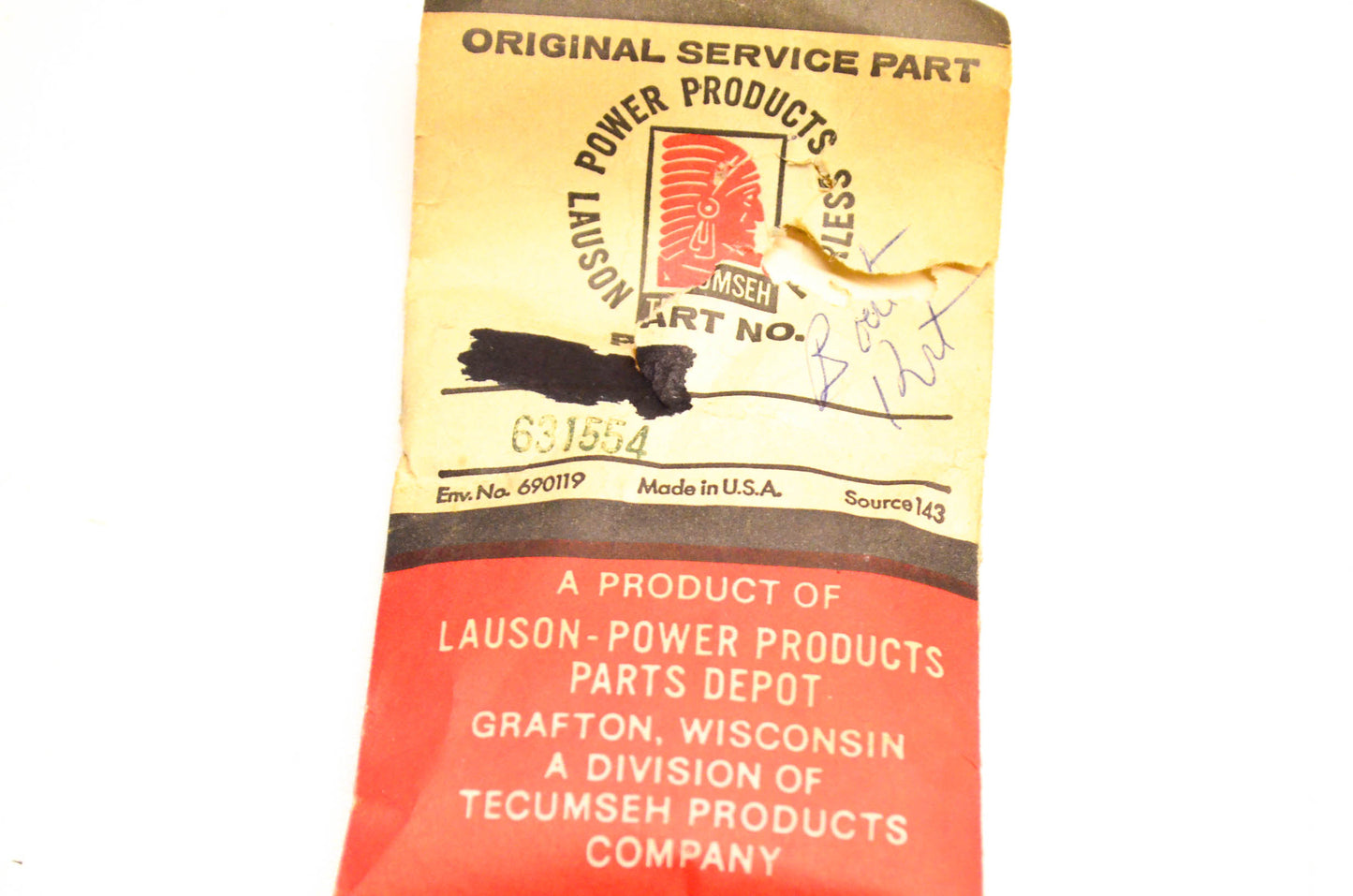 Tecumseh 631554 Gasket NOS