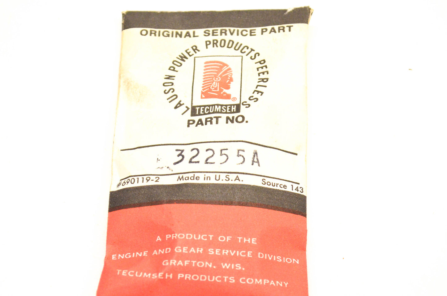 Tecumseh 32255A Inlet Needle Valve Kit NOS