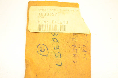 Tecumseh 30357 Screw Qty 2 NOS