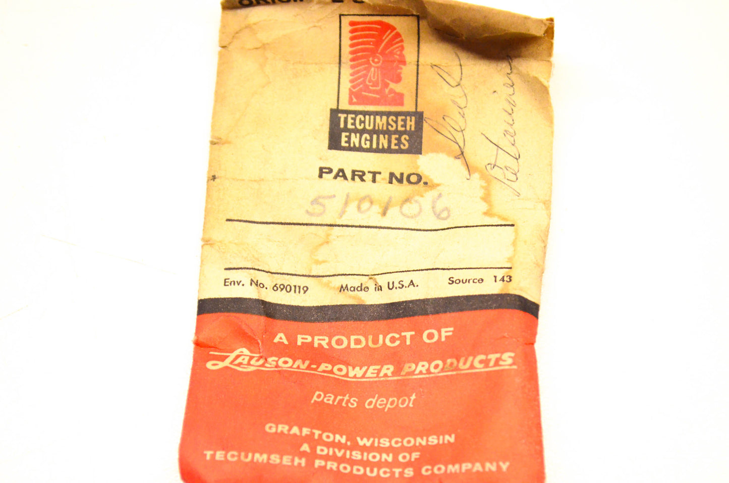Tecumseh 510106 Retainer NOS
