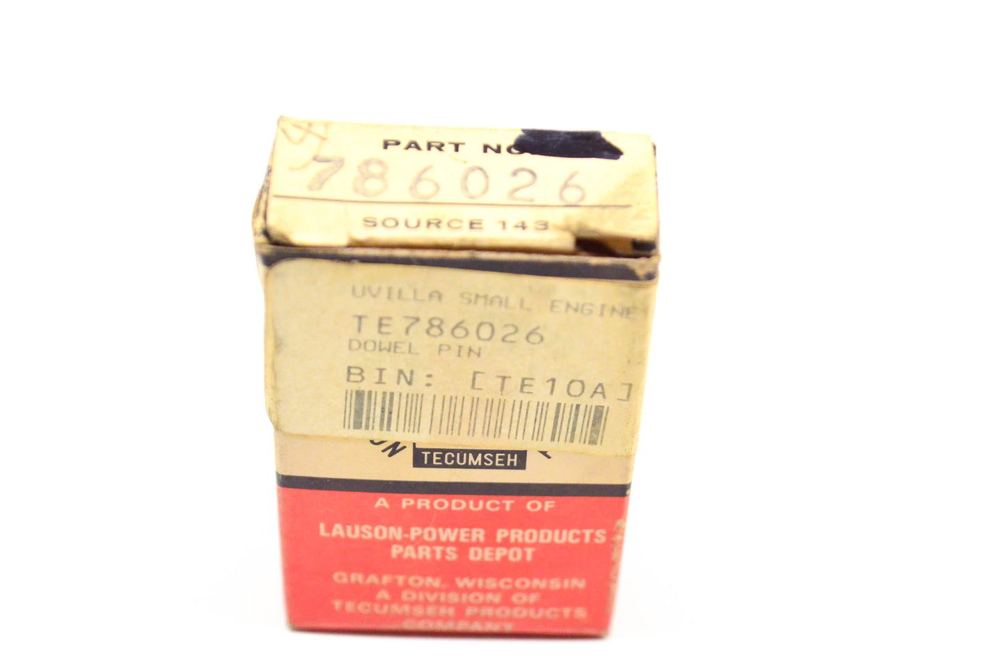 Tecumseh 786026 Dowell Pin NOS