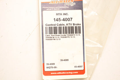 All Balls Racing 45-4007, 145-4007, 39-4089 ATV Brake Control Cable NOS