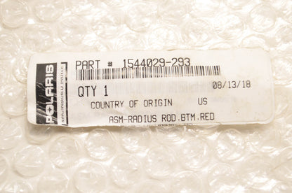 New OEM Polaris 1544029-293 Bottom Radius Rod NOS