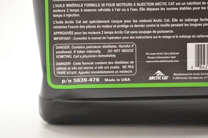New OEM Arctic Cat 5639-476 Formula 50 Mineral Injection Oil NOS