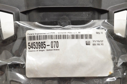 New OEM Polaris 5453985-070 Winch Pocket Cover NOS
