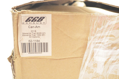 GGB Exhaust 62-1184 UTV Trail Series Muffler Kit NOS