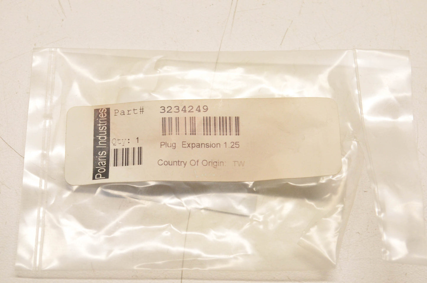 New OEM Polaris 3234249 Expansion Plug NOS