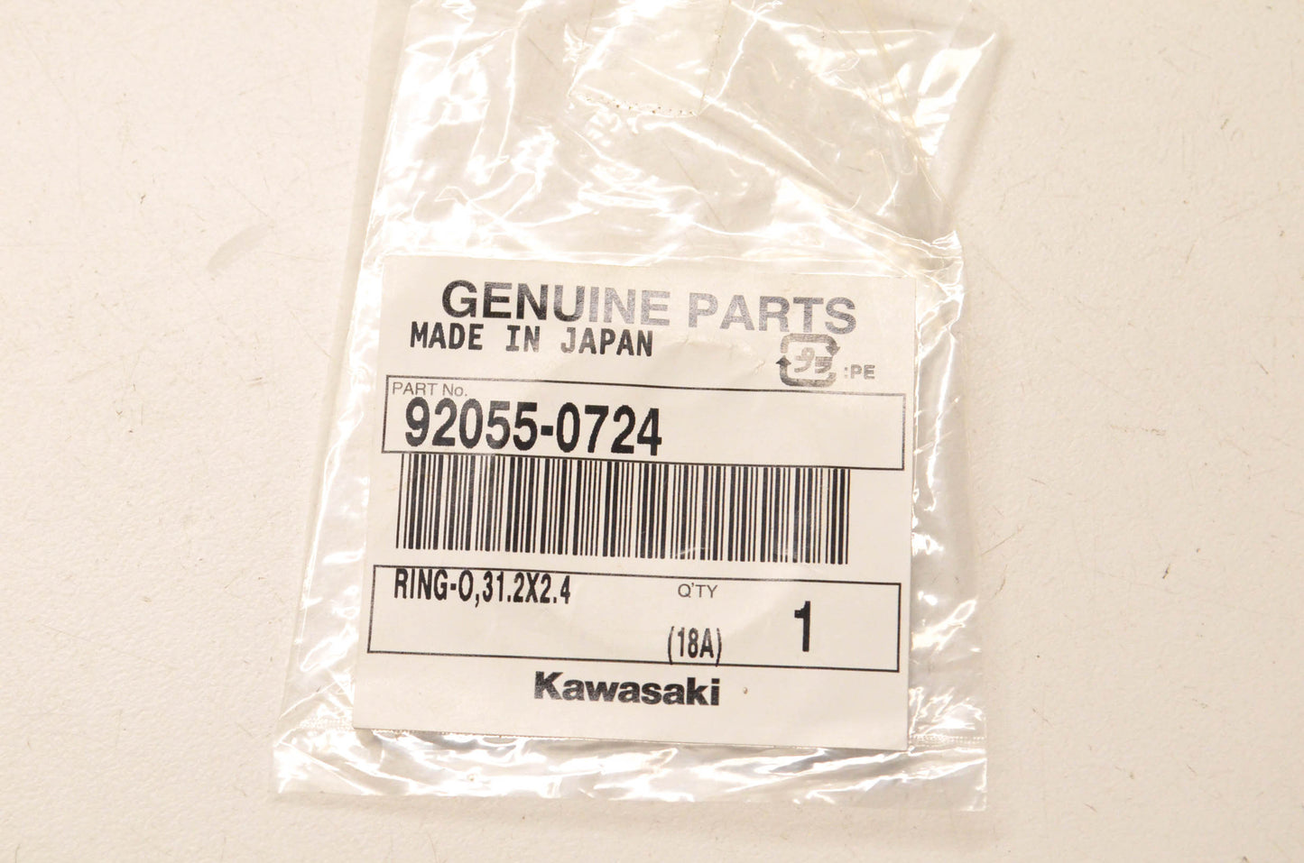 New OEM Kawasaki 92055-0724 O-Ring NOS