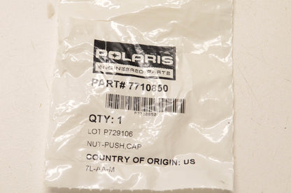 New OEM Polaris 7710850 Push Cap Nut NOS
