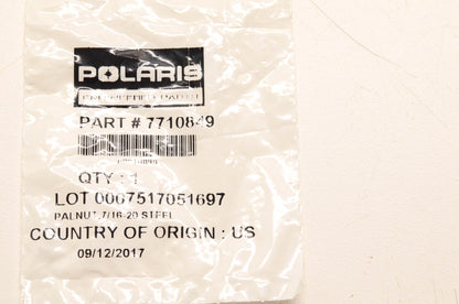 New OEM Polaris 7710849 Steel Palnut NOS
