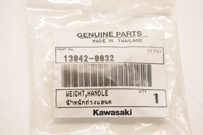 New OEM Kawasaki 13042-0032 Handlebar End Weight Cap NOS