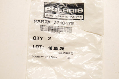 New OEM Polaris 7710479 Round C-Clip Qty 2 NOS
