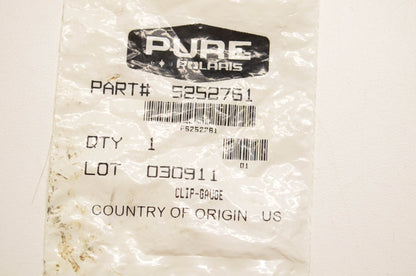New OEM Polaris 5252761 Clip Gauge NOS