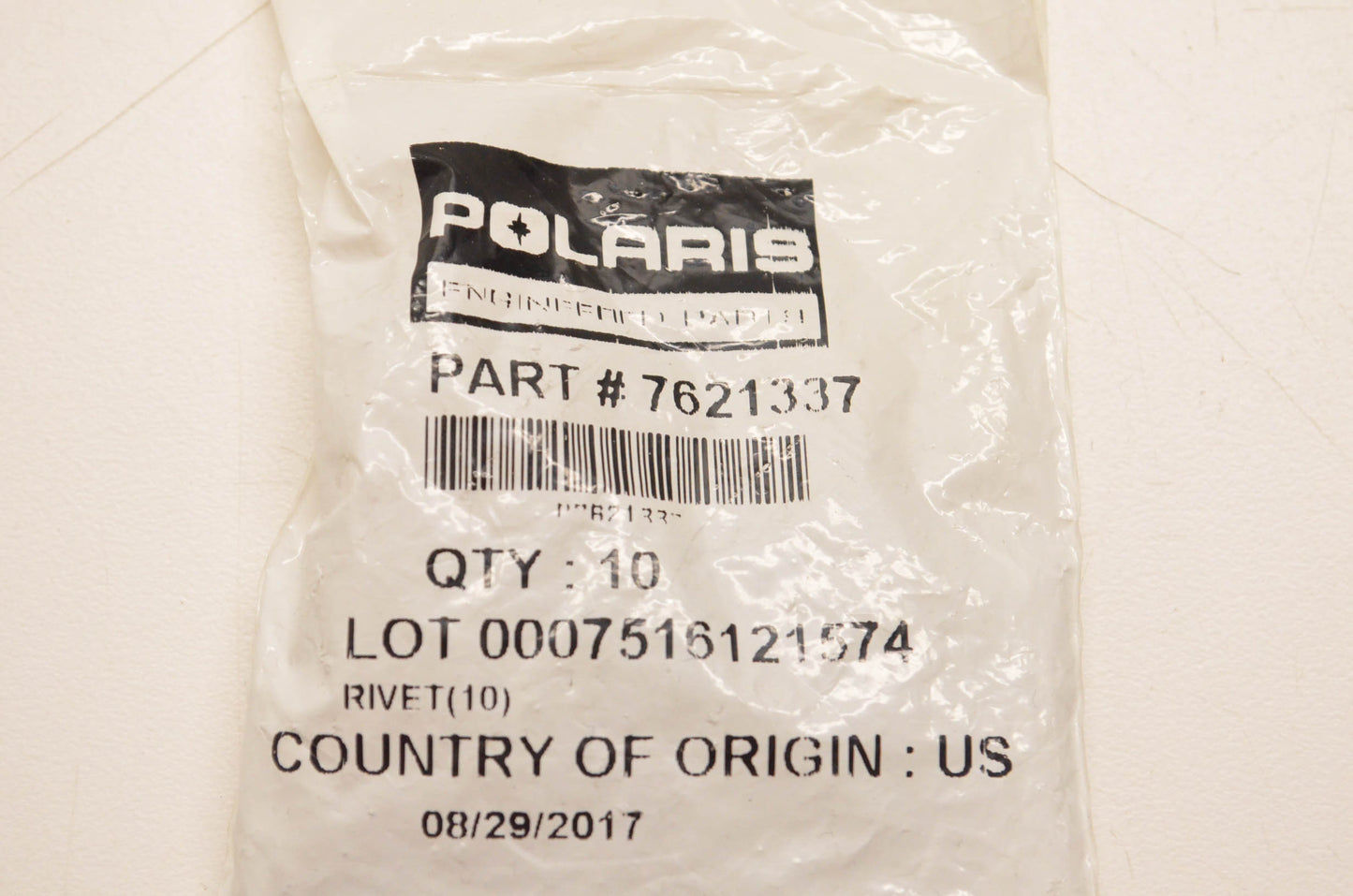 New OEM Polaris 7621337 Rivet NOS