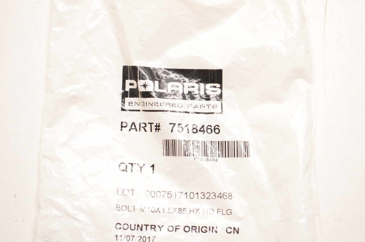 New OEM Polaris 7518466 Flange Bolt NOS