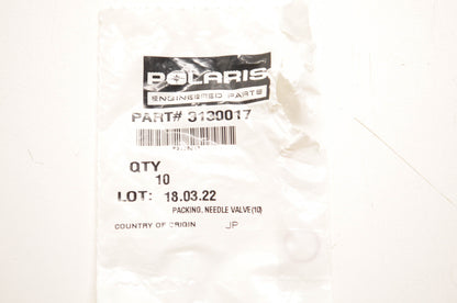 New OEM Polaris 3130017 Needle Valve Packing NOS