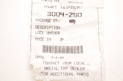 New OEM Arctic Cat 3004-280 Lock Washer Qty 2 NOS