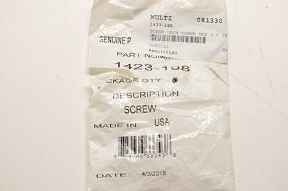 New OEM Arctic Cat 1423-198 ATV Machine Screws Qty 6 NOS