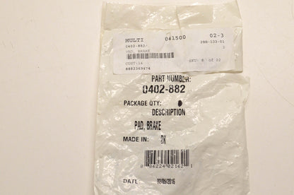 New OEM Arctic Cat 0402-882 Brake Pad NOS