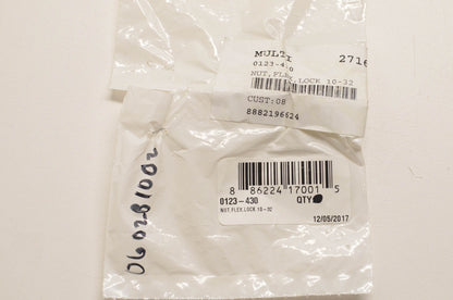 New OEM Arctic Cat 0123-430 Flex Lock Nut NOS
