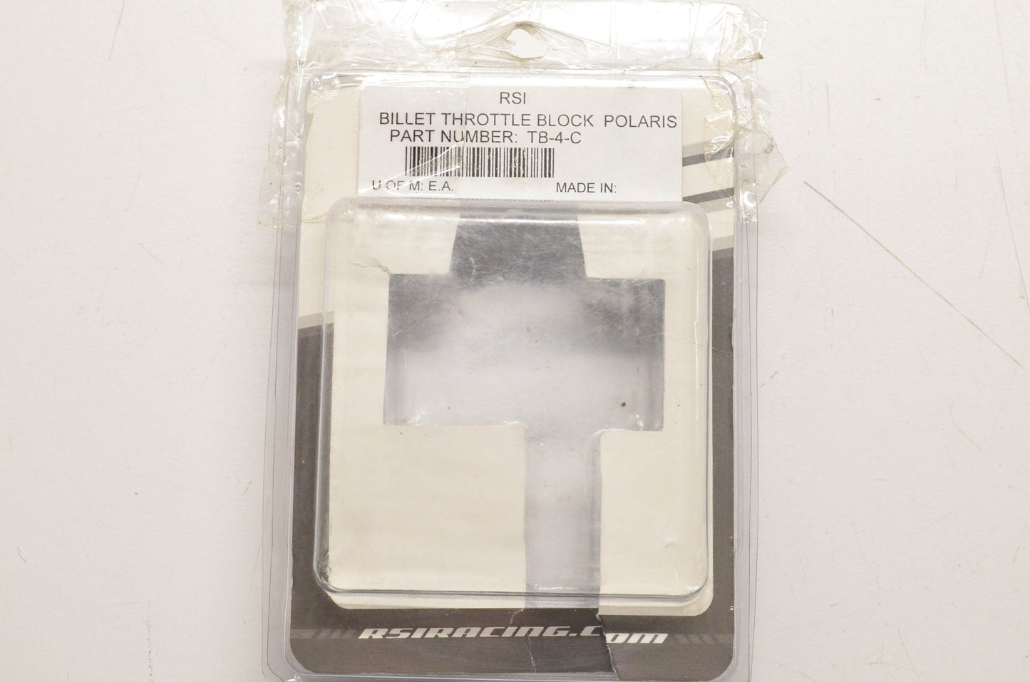 RSI TB-4-C, 590-00133 Billet Throttle Block Kit NOS
