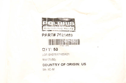 New OEM Polaris 7621489 Rivet NOS