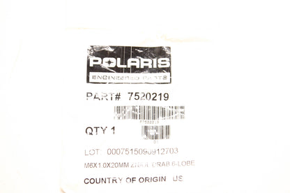 New OEM Polaris 7520219 Screw NOS