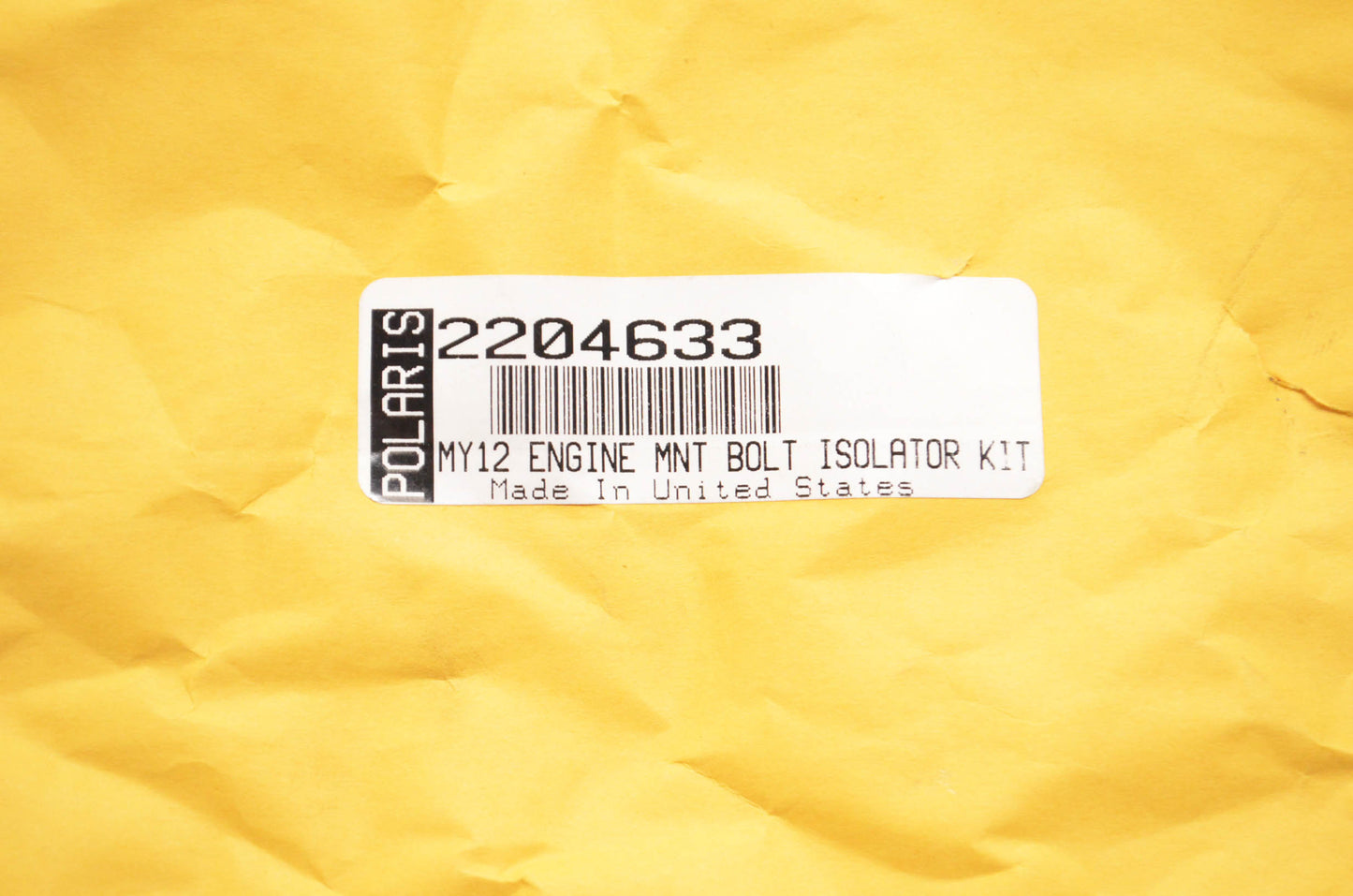 New OEM Polaris 2204633 Engine Mount Isolator Bolt Kit NOS