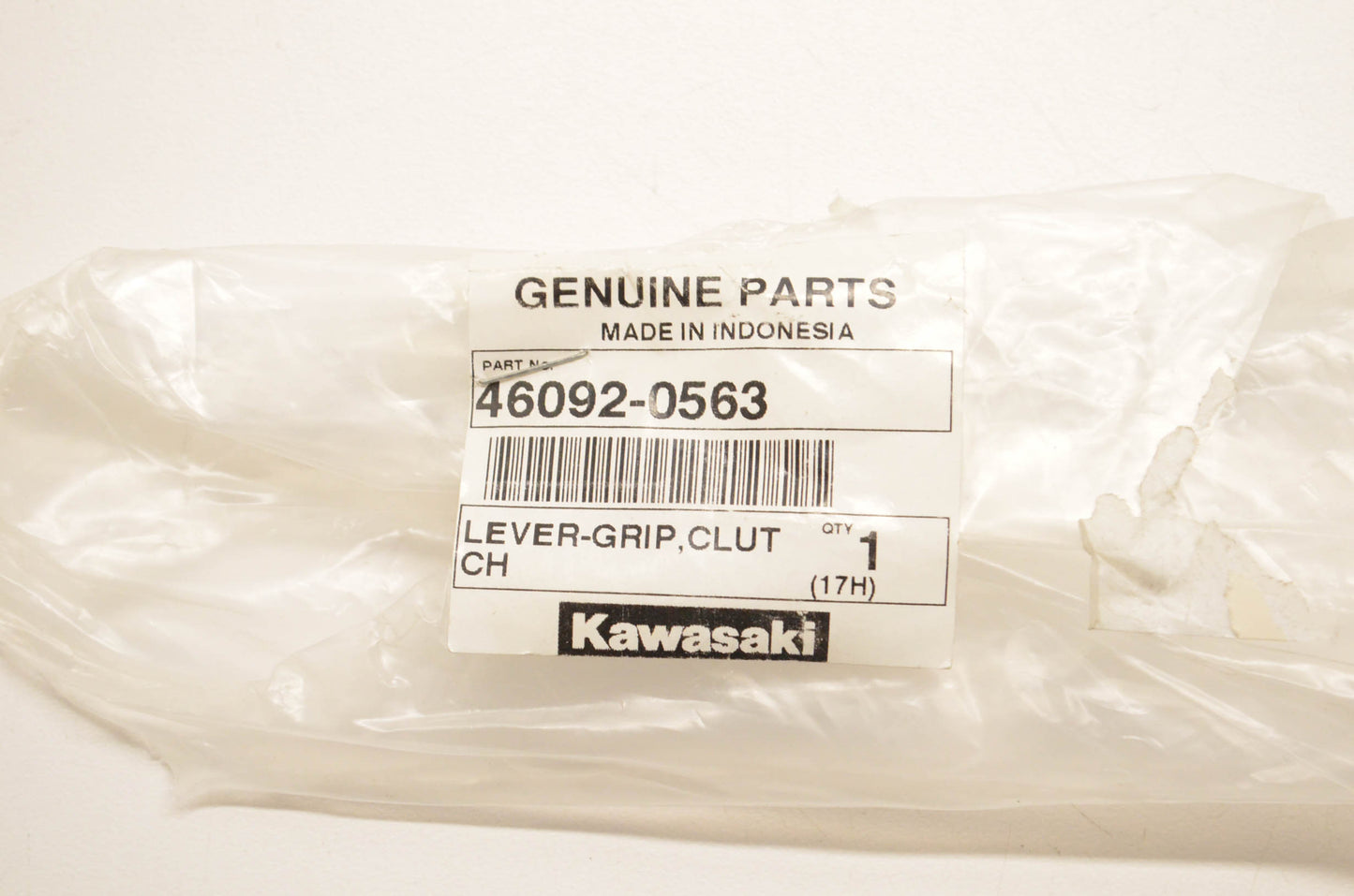 New OEM Kawasaki 46092-0563 Clutch Lever Grip NOS