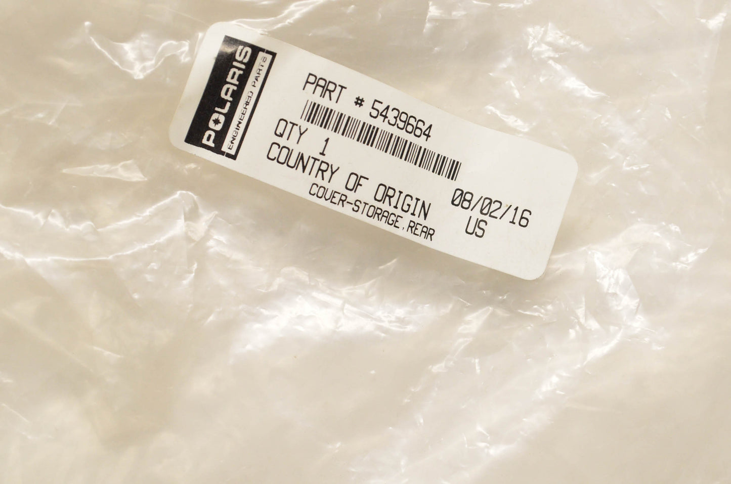 New OEM Polaris 5439664 Rear Storage Cover NOS