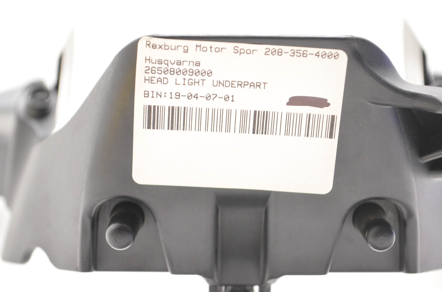 New OEM Husqvarna 26508009000 Headlight Underpart NOS