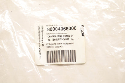 New OEM KTM 80004066000 Chain Sliding Guard NOS