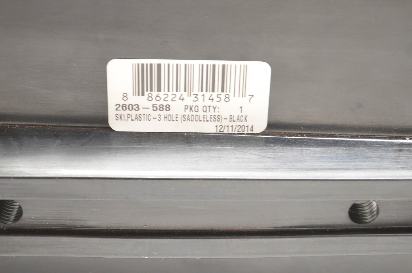 New OEM Arctic Cat 2603-588 3 Hole Saddleless Plastic Ski NOS