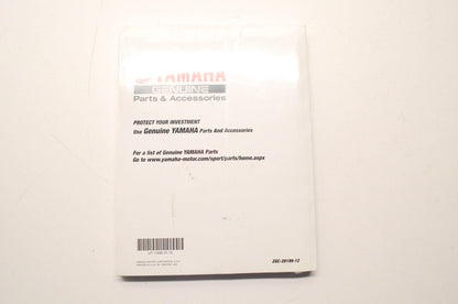 New OEM Yamaha LIT-11626-31-5, 2GC-28199-12 WR450F 2018 Owner's Service Manual NOS