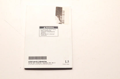 New OEM Suzuki 99011-43H66-03A VL800/T Owner's Manual NOS