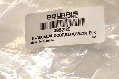 New OEM Polaris 2882125 4 Seat Aluminum Door Graphic Kit NOS