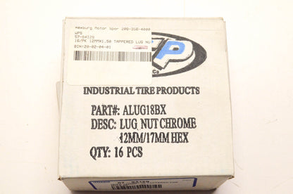 ITP ALUG18BX, 57-94129 Chrome Lug Nut Kit NOS