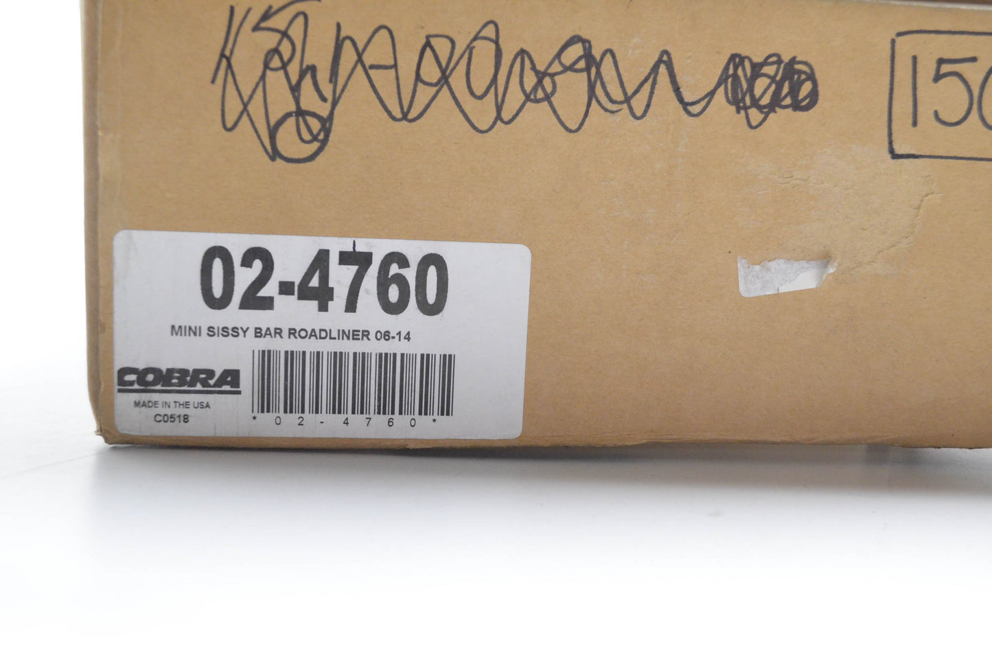 Cobra 02-4760 11" Mini Sissy Bar Kit NOS