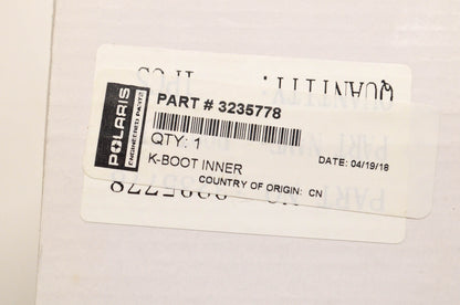 New OEM Polaris 3235778 Inner K-Boot Kit NOS