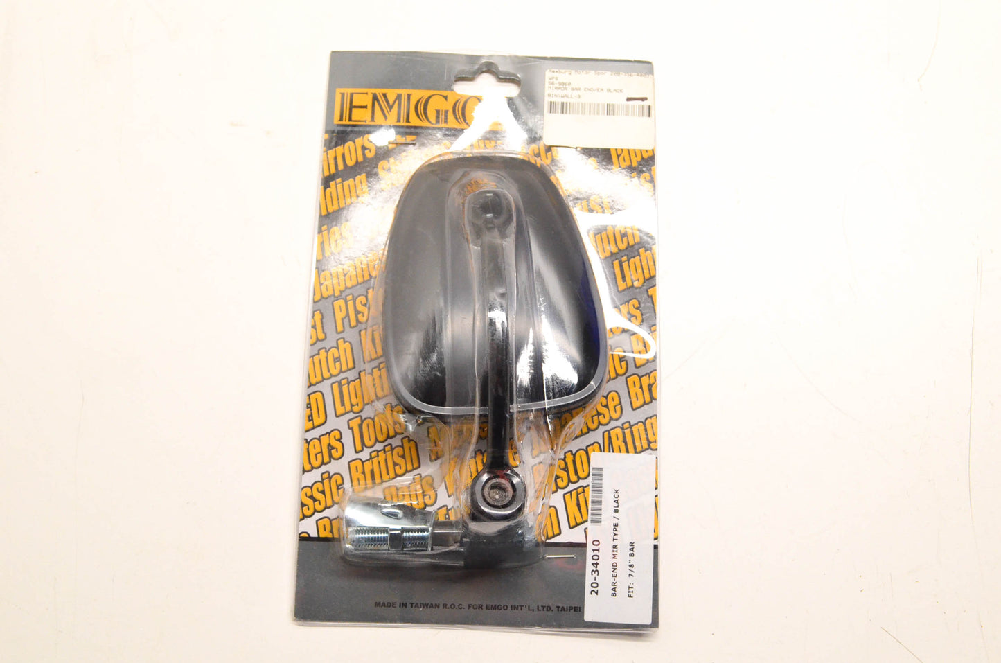 Emigo 20-34010, 56-9860 Bar End Mirror Kit NOS