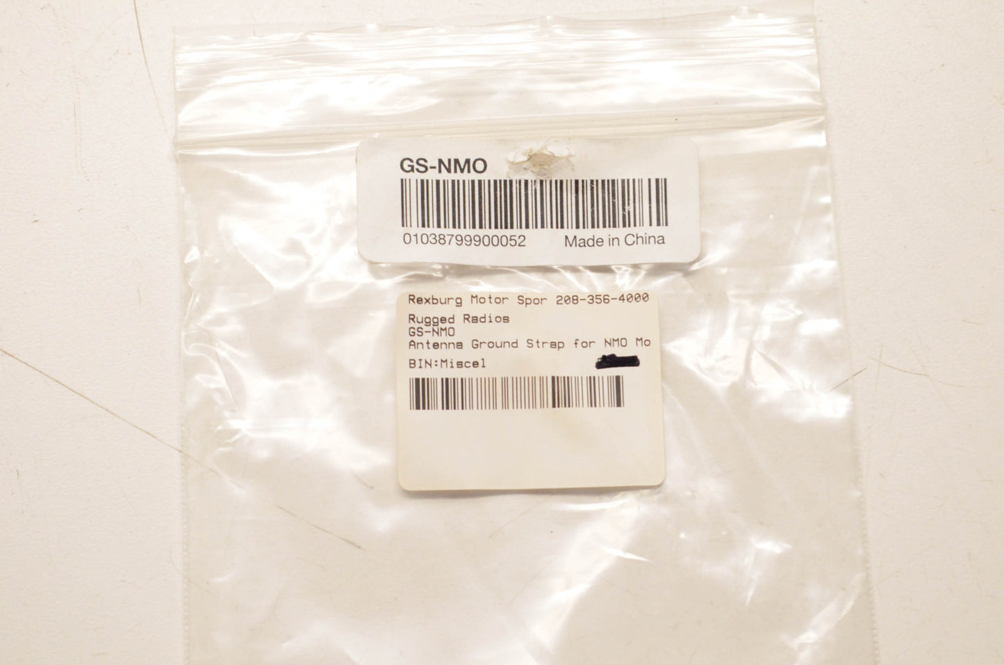 Rugged Radios GS-NMO Antenna Ground Strap NOS