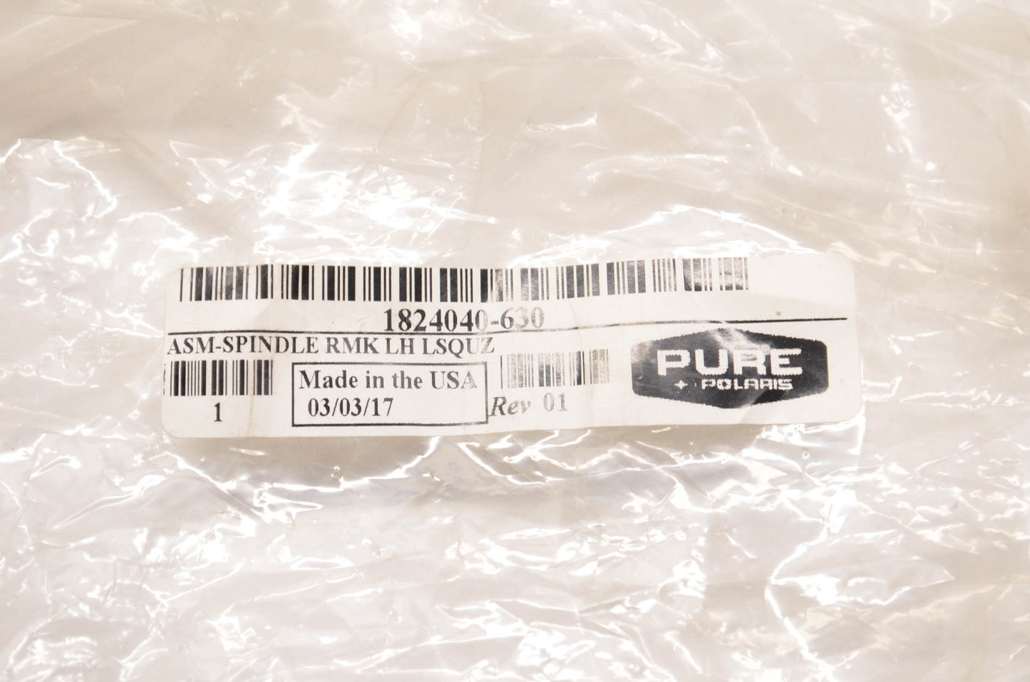 New OEM Polaris 1824040-630 Left Spindle Assembly NOS