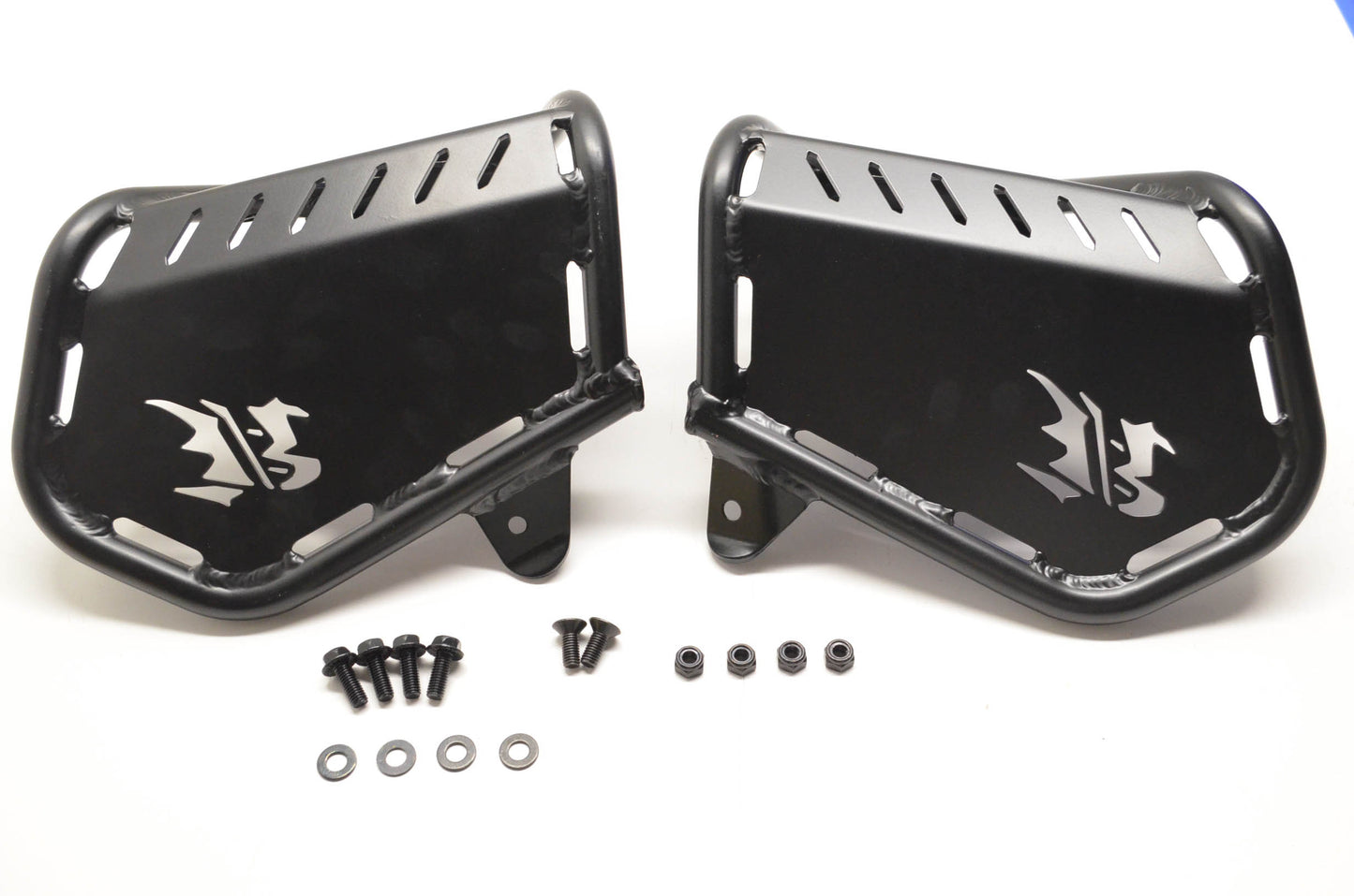 New OEM Yamaha ATV-1AS57-10 Black Footwell Kit NOS