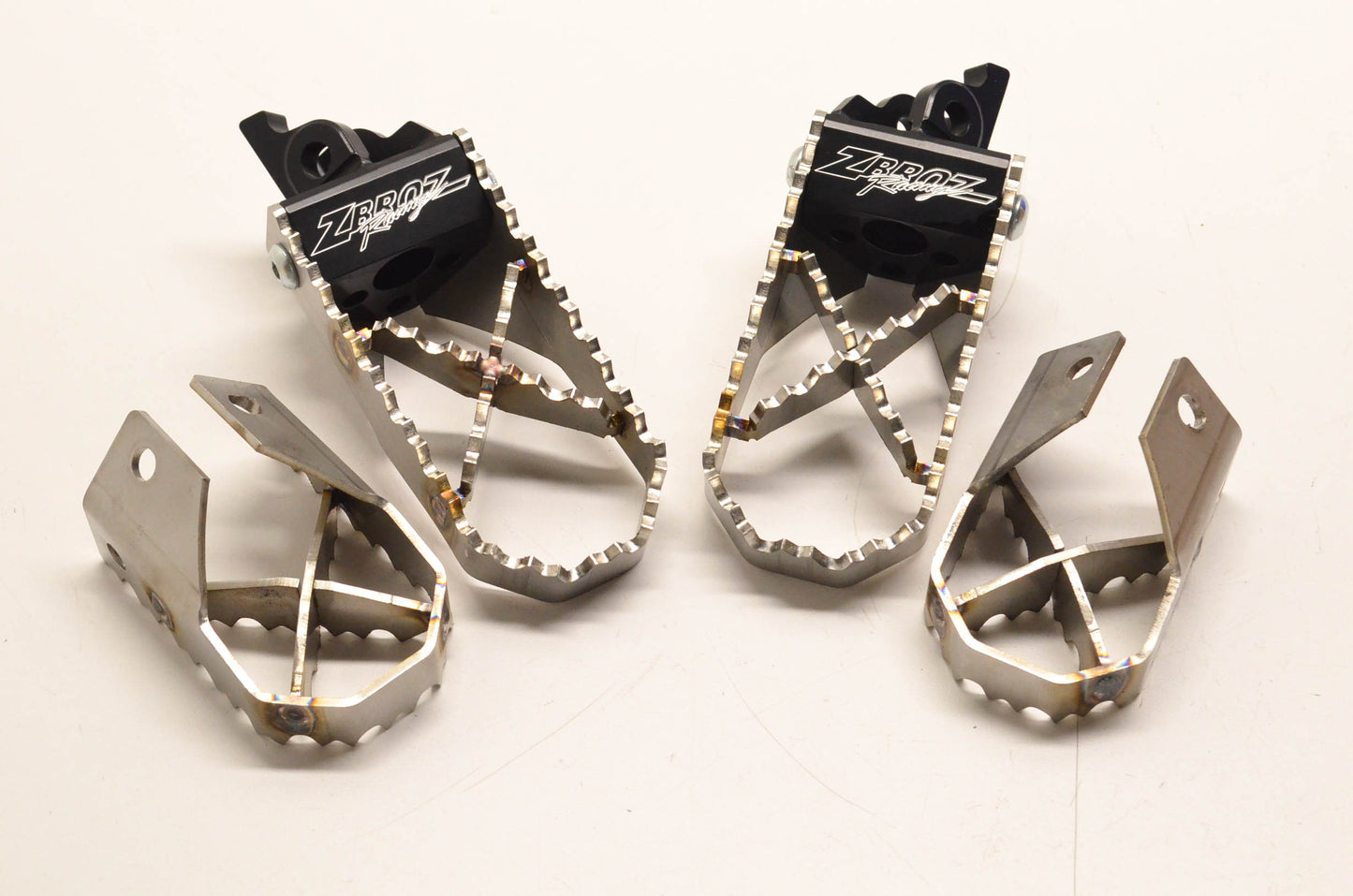 Zbroz Racing K81-1616-0, 249-71616 Double Threat Snow Bike Footpeg Kit NOS