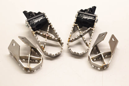 Zbroz Racing K81-1616-0, 249-71616 Double Threat Snow Bike Footpeg Kit NOS