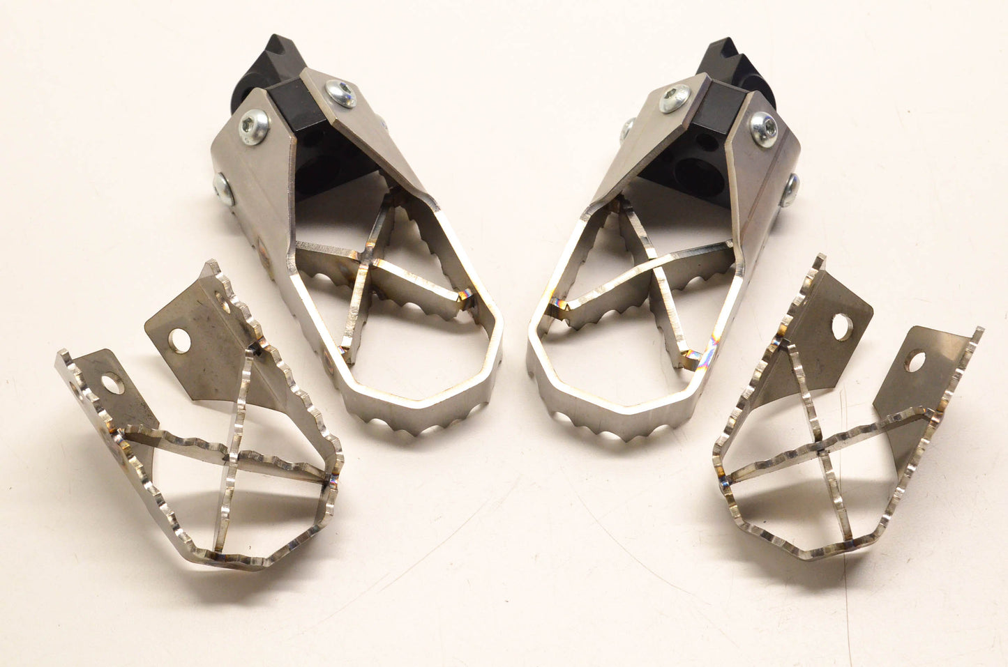 Zbroz Racing K81-1616-0, 249-71616 Double Threat Snow Bike Footpeg Kit NOS