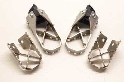 Zbroz Racing K81-1616-0, 249-71616 Double Threat Snow Bike Footpeg Kit NOS