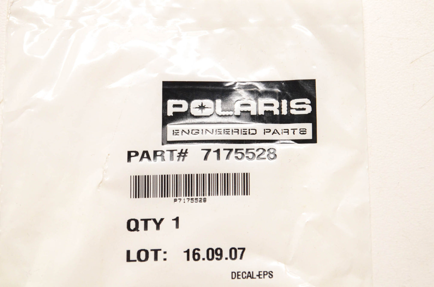 New OEM Polaris 7175528 EPS Decal NOS
