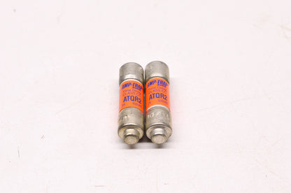 Ferraz Shawmut ATQR2 2 Amp 600 Volt Time Delay Class CC Fuse Qty 2 NOS