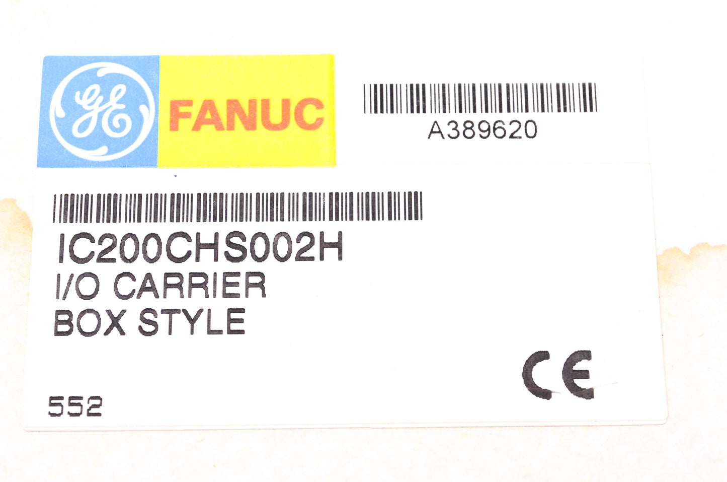 General Electric IC200CHS002H Pole I/o Carrier Box NOS